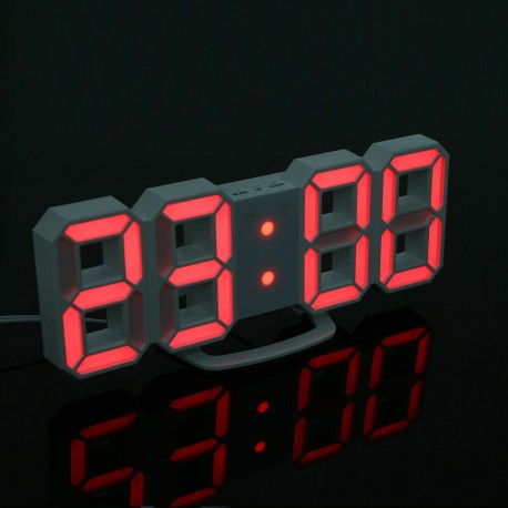 Horloge 3D Avec Lumiere